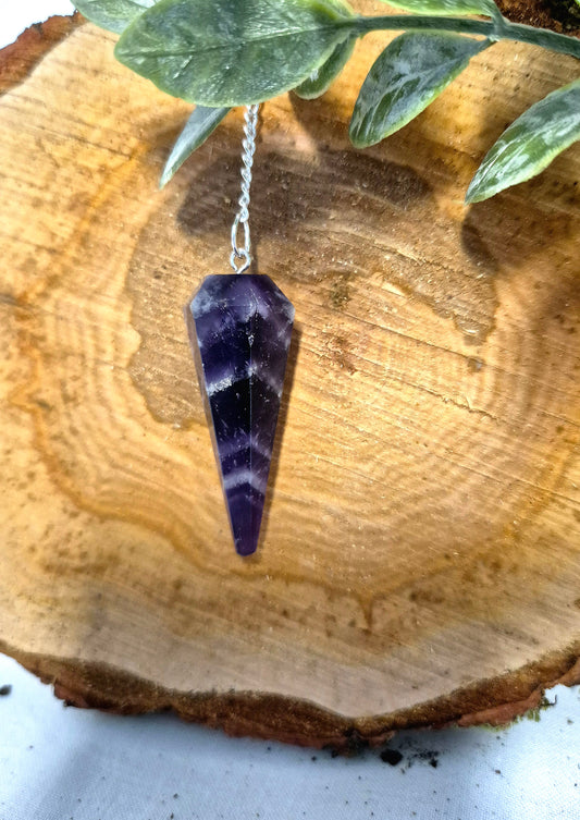 Pendule en améthyste